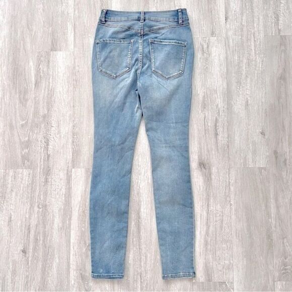 Distressed High Rise Skinny Jeans 3/26 - Picture 3 of 3